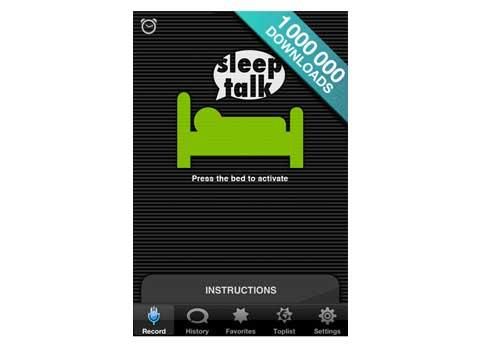 Sleep Talk Recorder จะช่วยบอกคุณเกี่ยวกับการนอนหลับของคุณ